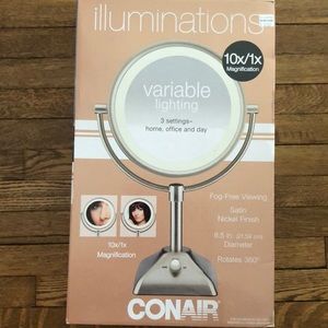 Never used! Conair Illuminations mirror